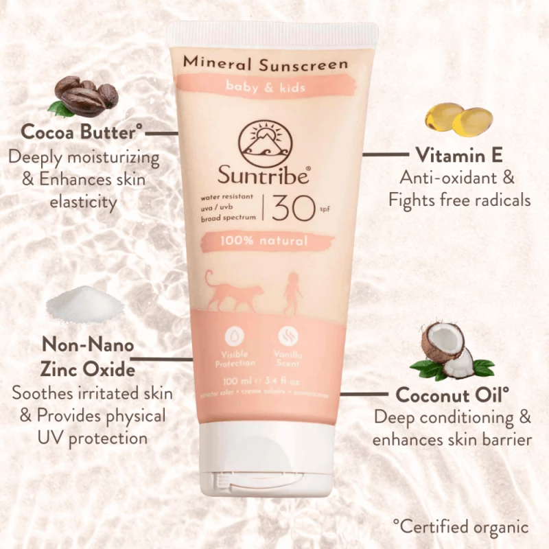 Z. Baby & Kids Organic Mineral Sunscreen SPF 30 - Bild 2