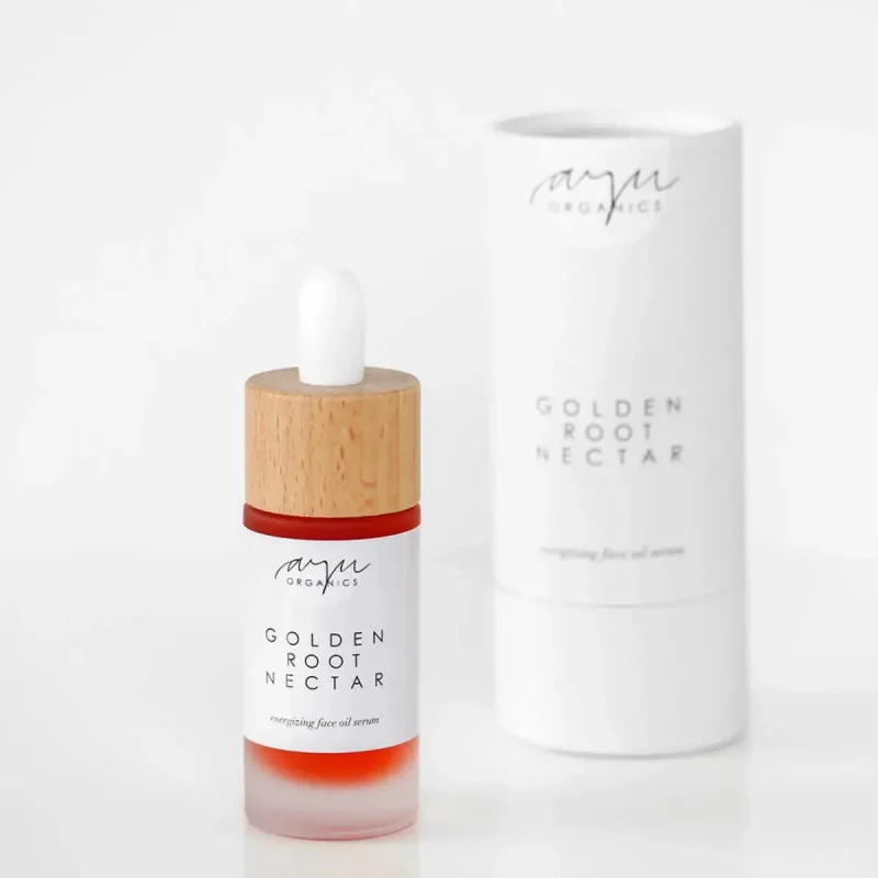 AYU Organics Golden Root Nectar ansiktsolja 30 ml flaska