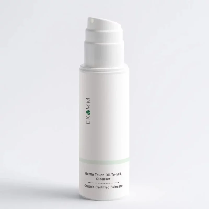 EKOMM oil to milk cleanser i pumpflaska för känslig hud
