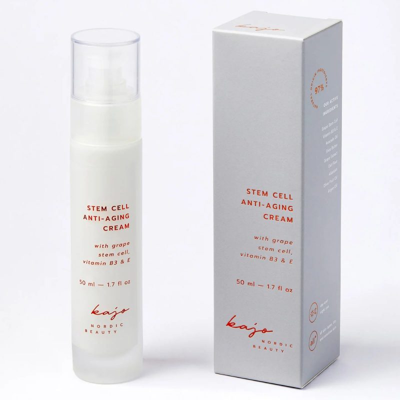 Kajo Anti-Aging Cream med druvstamceller i 50 ml glasburk.