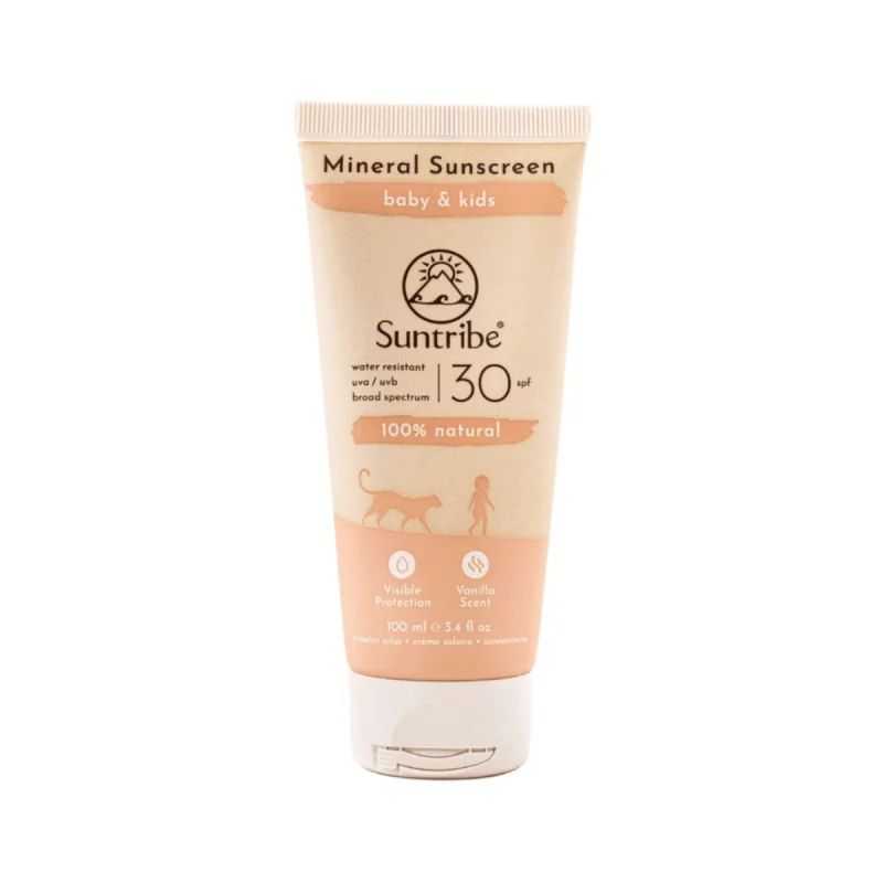 Suntribe Baby Kids mineral sunscreen SPF 30 för barn