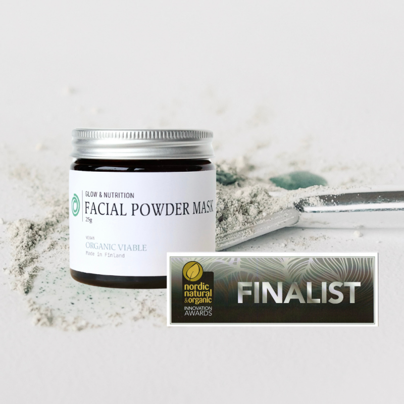 Ansiktsmask i Pulverform – Havre, Spirulina, Lera & Aloe Vera