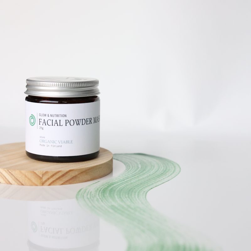 Ansiktsmask i Pulverform – Havre, Spirulina, Lera & Aloe Vera - Bild 4