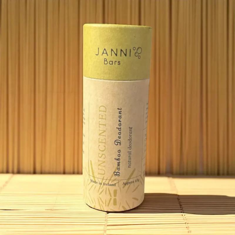 Janni Bars Bamboo Deodorant oparfymerad 65g i frontvy
