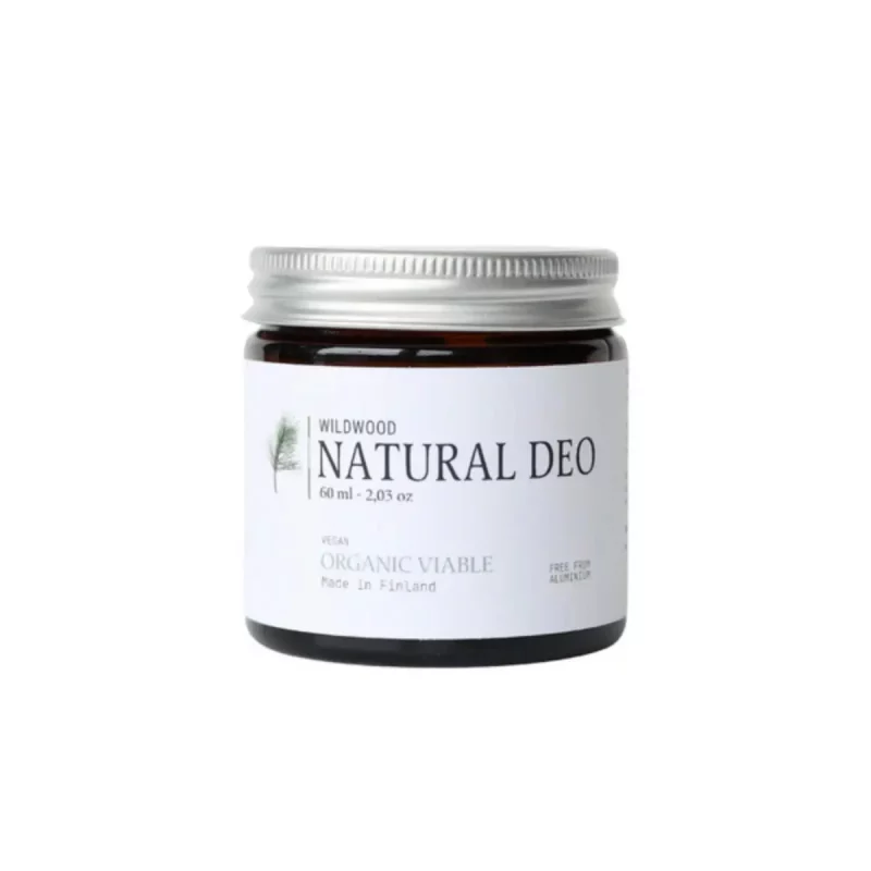 Natural Deo Wild Wood krämdeodorant i burk 60 ml
