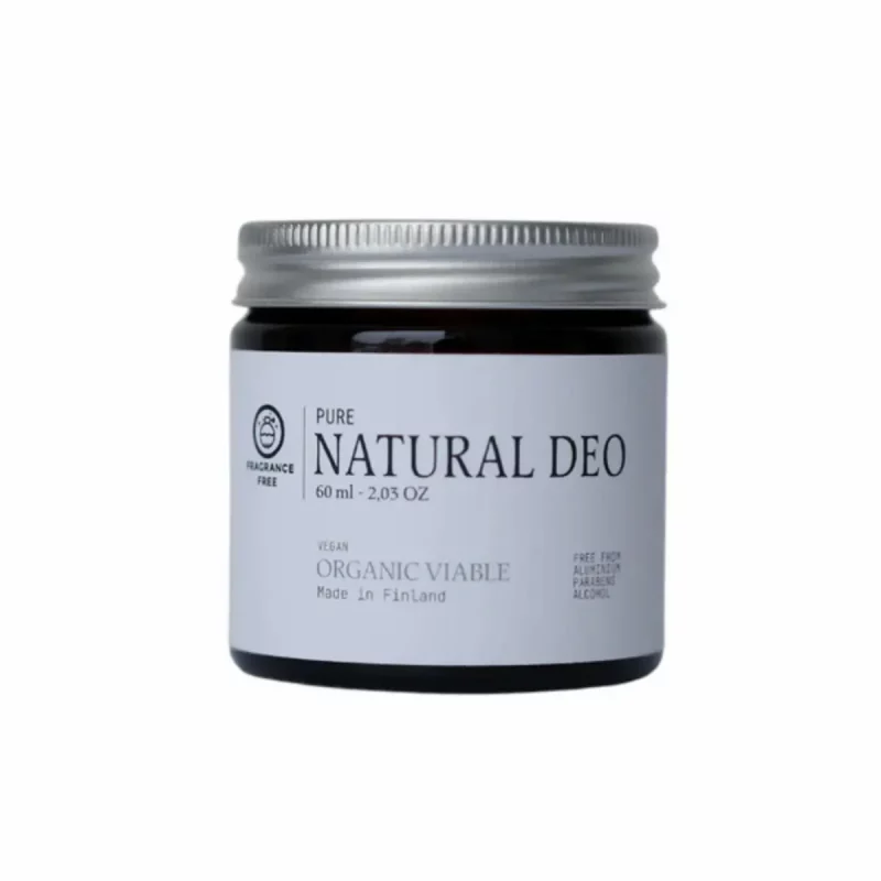 Organic Viable Natural Deo Pure doftfri krämdeodorant 60 ml